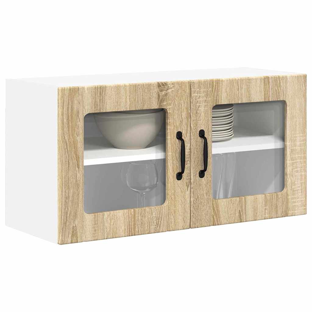 Küchenhängeschrank Sonoma-Eiche 80 x 31 x 40 cm Holzwerkstoff